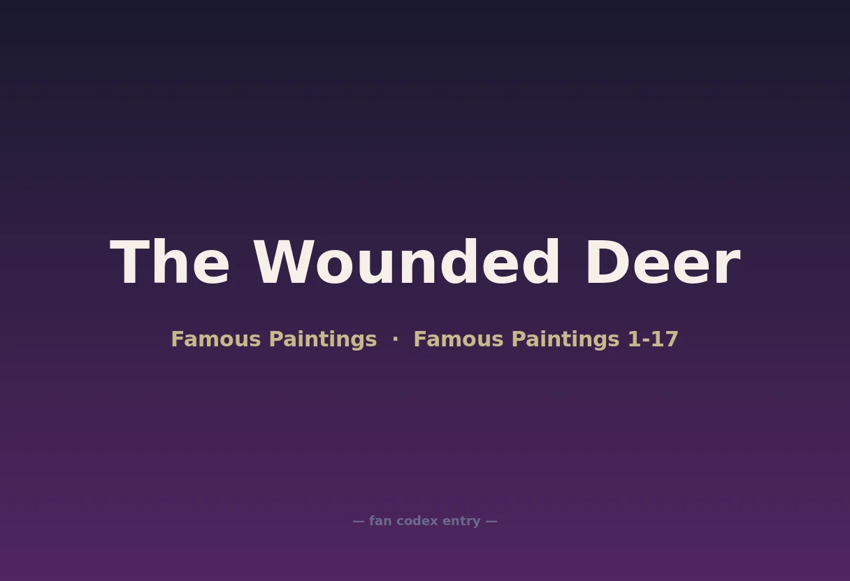The Wounded Deer